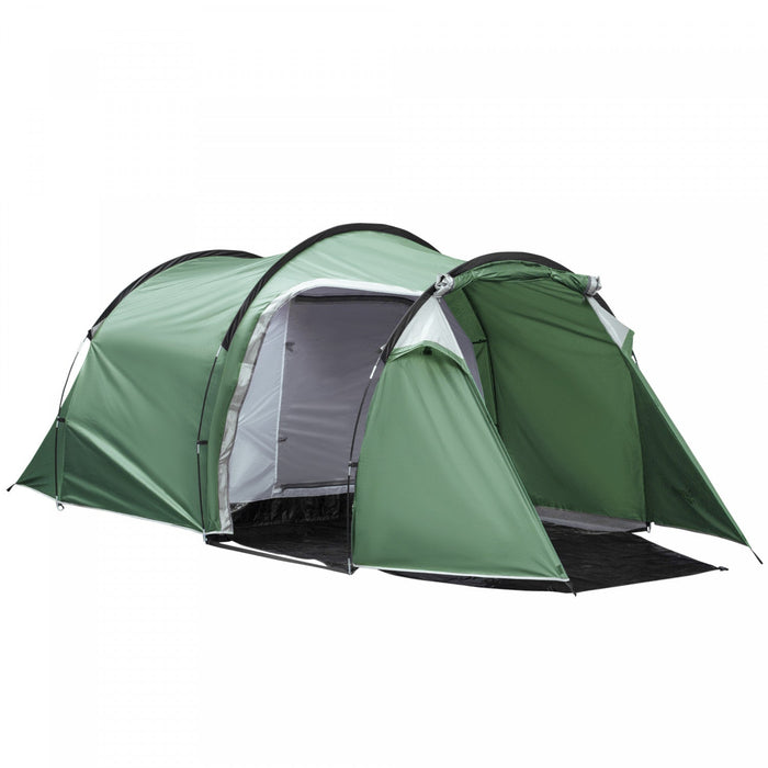 Outsunny Camping Dome Tent W/ Vestibule For 2-3 Person With Weatherproof Screen Room Vestibule Backp