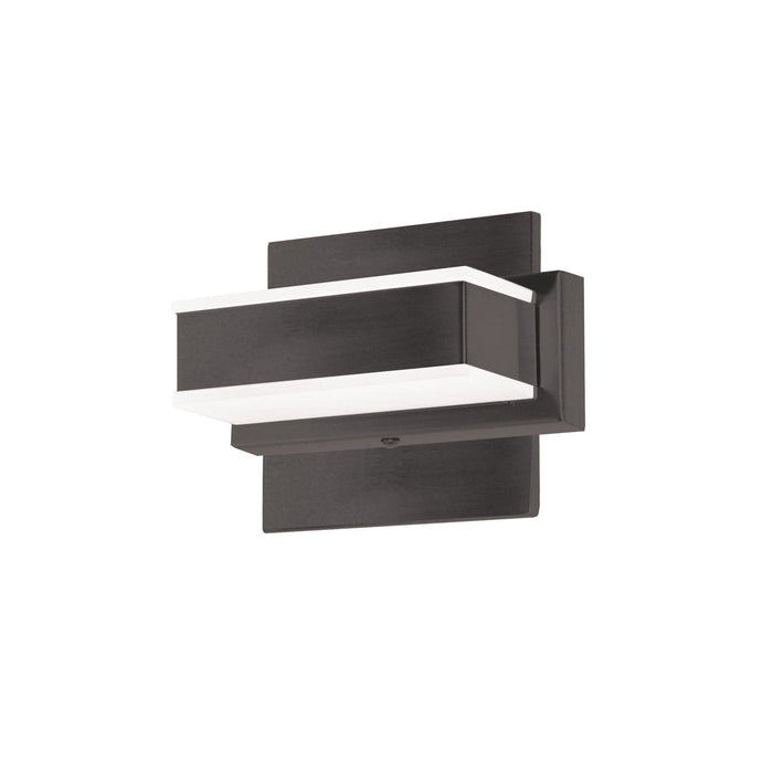 Dainolite Viola 1 Light LED Wall Vanity Light Matte Black Finish Lamp