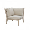 Teagon Outdoor Corner Patio Chair Patio - Natural Beige
