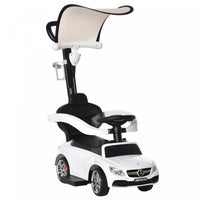 Aosom 3 In 1 Officially Licensed Push Ride On Car For Toddlers Stroller Sliding Walking Baby Push Pe