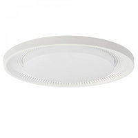 Dainolite Boullier Flush Mount 30w Matte White White Acrylic Diffuser Lamp
