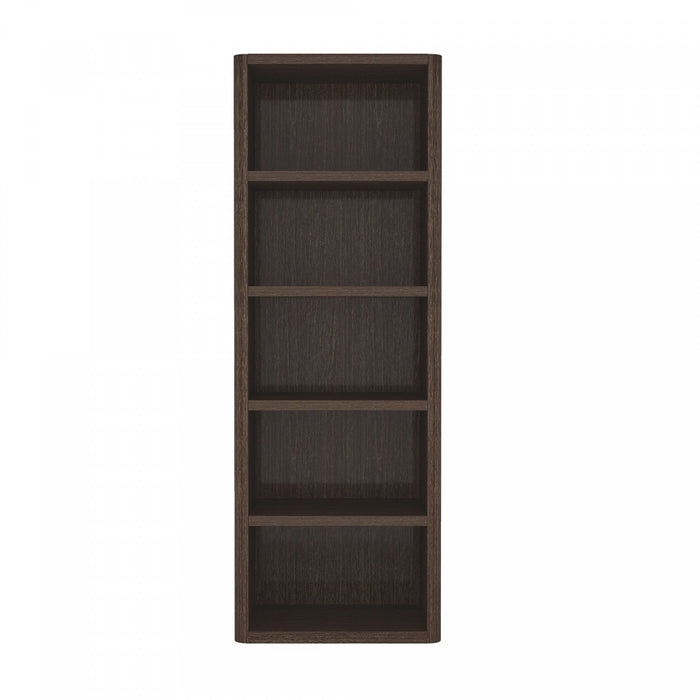 Rivington Modern 28\" Open Bookcase in Dark Walnut 
