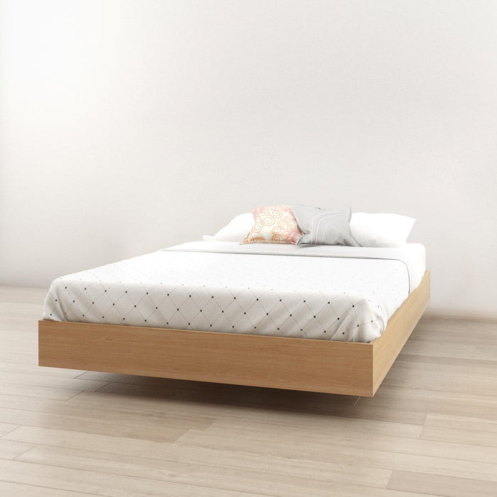 Nordika Full Platform Bed - Natural Maple 