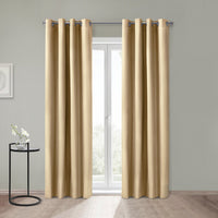 Thermaplus Alpine Taupe Blackout Grommet Curtain Panel - 52 x 63