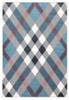 Kors Blue Machine Washable Area Rug - 6'0\" x 9'0\"