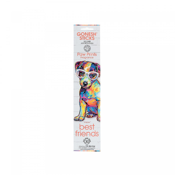 Gonesh Stick 20 Paw Prints - Set of 8 Incense Sticks