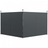 Outsunny 10'x20' Or 10'x10' Pop Up Canopy Side Panels Replacement, Grey