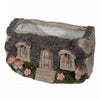 Mango Tree Stump Planter House with Windows Figure