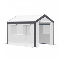 Outsunny 9.8'l X 6.56'w X7.2'h Heavy Duty Walk-in Greenhouse Vegetable Seed Growth Tent Outdoor Plan