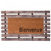 Bienvenue Rubber Fence with Coir Mat Floormat
