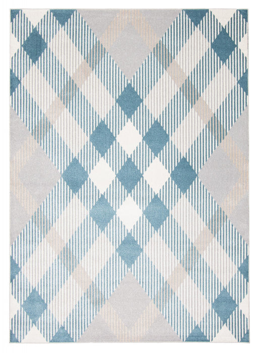 Kors Grey Machine Washable Area Rug - 8'0\" x 10'0\"