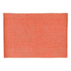 Chambray Ribbed Placemat Orange - Set of 12