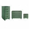 Granville Modern 3-Piece Dresser Set in Sage Green 