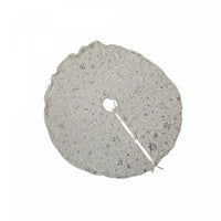 Swirly Snowflake Fleece Tree Skirt White Christmas Tree