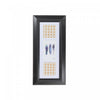 Arcadian Black Photo Frame 2-4x4 + 1-4x6 Frames
