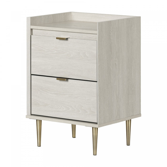 Hype 2-drawer Nightstand - Winter Oak 