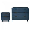 Granville Modern 2-Piece Dresser Set in Midnight Blue 