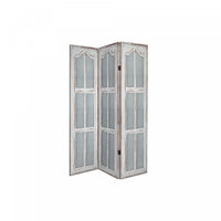 Double Sided Canvas Screen Arched Windowpane