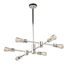 Tribeca 6-Light Silver Chandelier 
