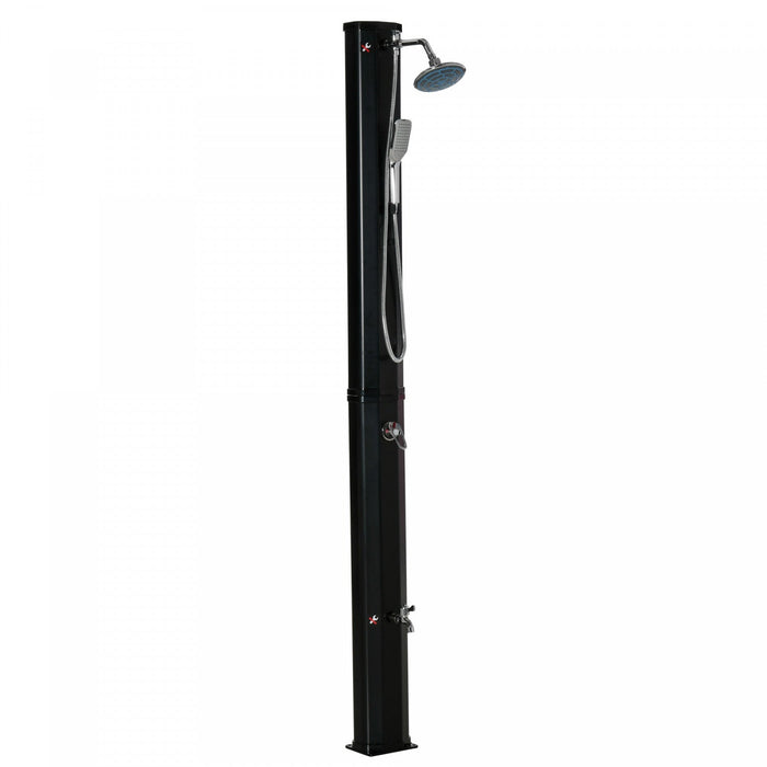Outsunny 7ft Outdoor Solar Heated Shower For Backyard Pool