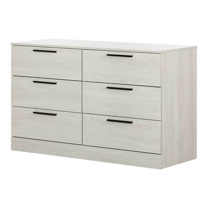 Step One Essential 6-drawer Dresser - Winter Oak 