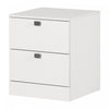 Spark 2-drawer Nightstand - Pure White 