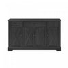 Ryan 55\" Adjustable Storage Buffet Cabinet With Door Shelves And Coffee Bar Station - Black 