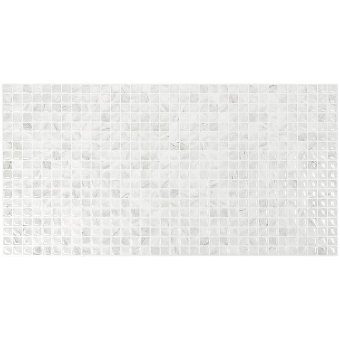 Smart Tiles Peel and Stick 2-Sheet 23 x 12 Backsplash - Blok Minimo