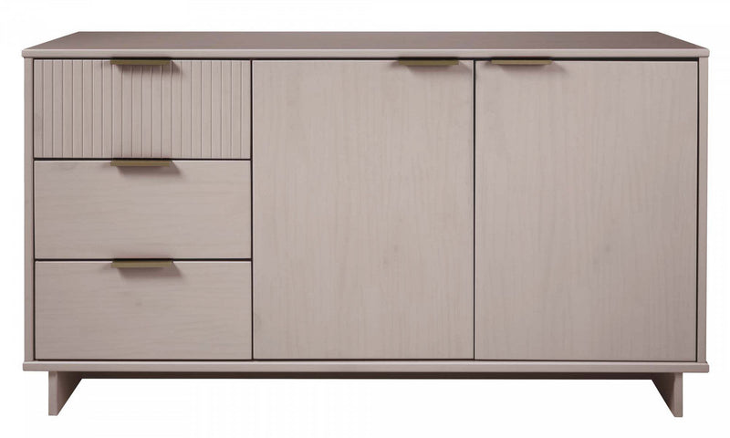 Granville Modern 55\" Sideboard in Light Gray Buffet 
