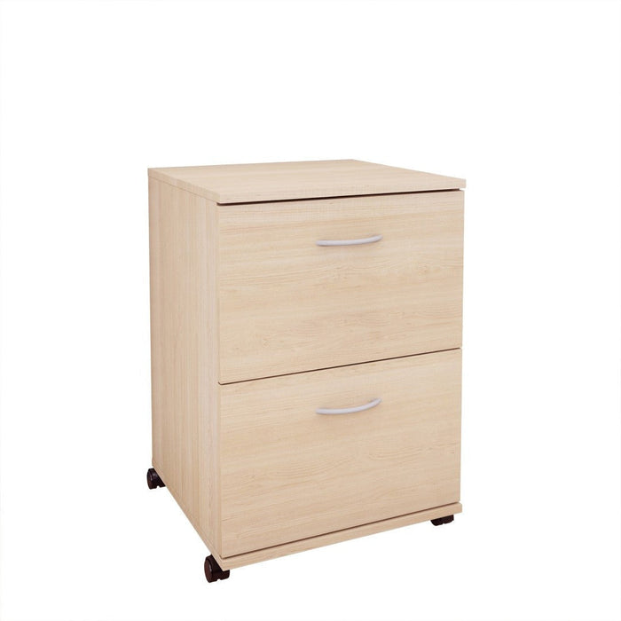 Nordika 2-Drawer Filing Cabinet - Natural Maple 