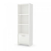 Step One 3-shelf Bookcase With Door Pure White - South Shore