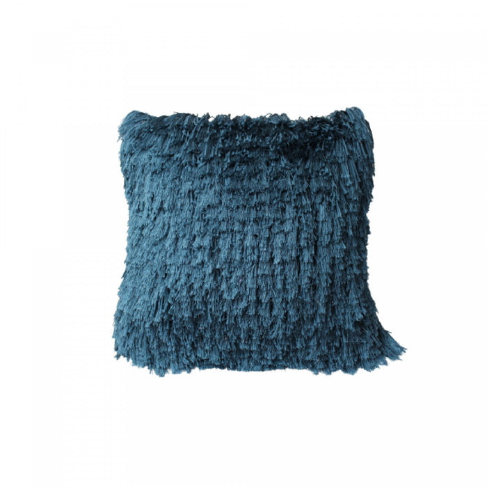 Furry Cushion Teal - Set of 2 Cushions
