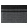 Vinyl Placemat Honeycomb Black - Set of 12