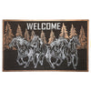 Rubber Running Horses Floormat