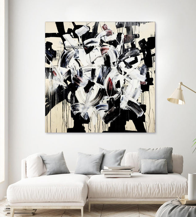 \"Racing Thoughts\" Giant Art 72x72 Wall Art