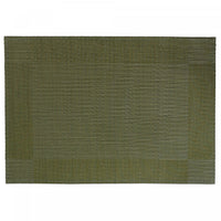 Vinyl Placemat Classic Green - Set of 12