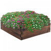 Outsunny Garden Raised Bed Wooden Planter Box Outdoor Grow Containers For Outdoor Patio Plant Flower