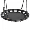 Homcom 23.5 Inch Saucer Tree Swing, Outdoor Indoor Swing For Kids With Adjustable Hanging Ropes, Met