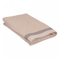 Luxury Stitch Bath Towel 30 x 60 Taupe - Set of 2 Towels