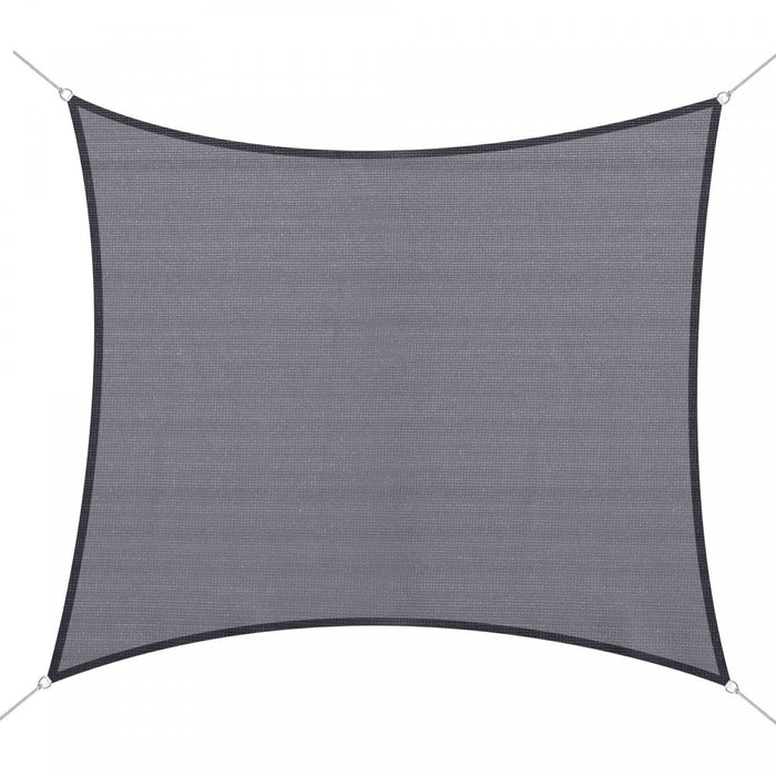 Outsunny 10ft X10ft Square Canopy Sun Sail Shade Garden Cover Uv Protector Outdoor Patio Lawn Shelte