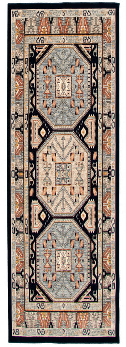 Quincy Navy-Blue Area Rug - 2'8\" x 10'0\"