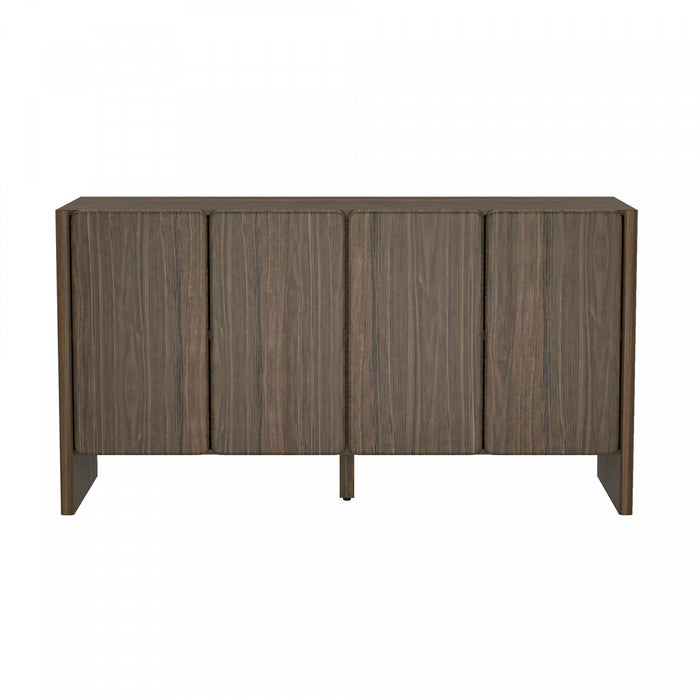 Linda Modern 60\" Sideboard in Walnut Brown Buffet 