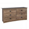 Salt Spring 6-Drawer Dresser - Drifted Grey
