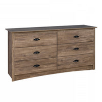 Salt Spring 6-Drawer Dresser - Drifted Grey