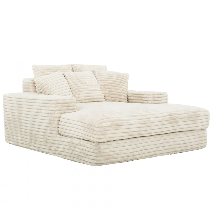 Sealy 68\" Snug Foam Chaise Lounger - Beige 