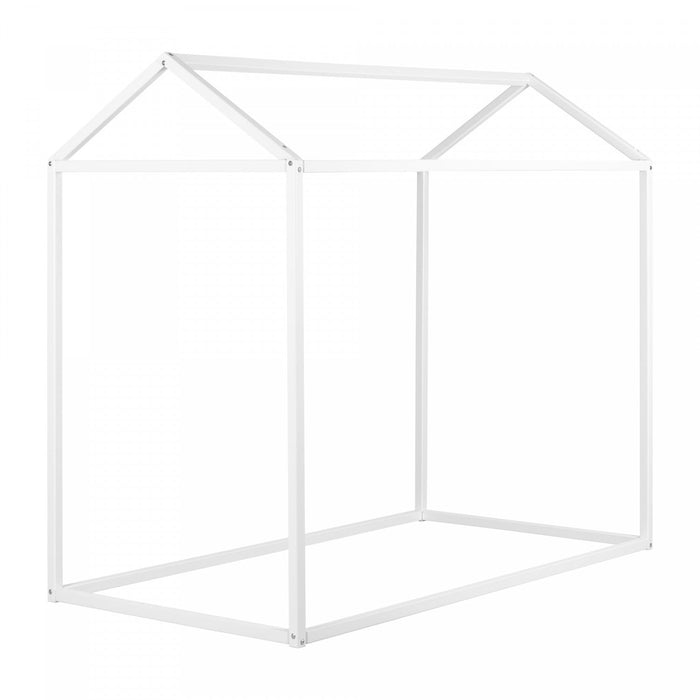Sweedi Twin House Bed - Pure White 