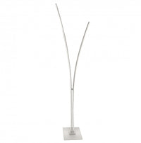 Dainolite Vincent Floor Lamp 34w Matte White White Silicone Diffuser