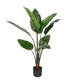 Artificial 45\" Bird Of Paradise Indoor & Outdoor In Black Pot 