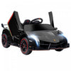 Aosom 12v Electric Powered Ride-On Car With Butterfly Doors, 4.3mph Kids Ride-on Toy For Boys And Gi