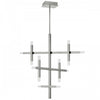 Dainolite Acasia Chandelier 42w Polished Chrome Frosted Acrylic Diffuser Lamp